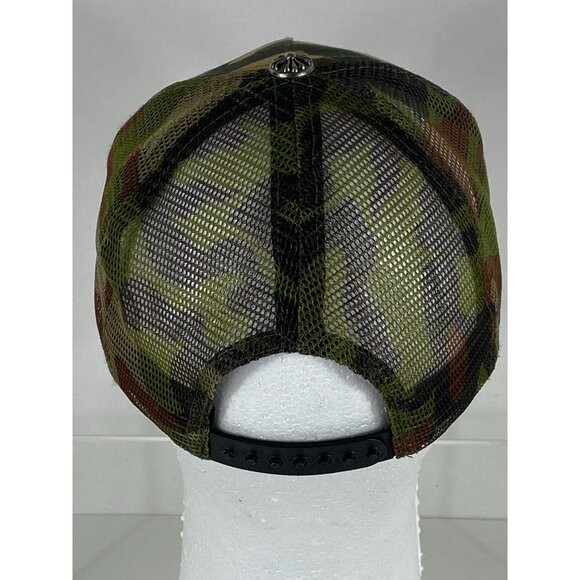 Chrome Hearts CH Hollywood, USA Camouflage Trucker Mesh Snapback Hat Cap F226 - Picture 4 of 7
